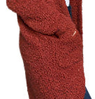 Paparazzi 0432DBJP Paprika Long Sleeve Drop Shoulder Bouclé Knit Cardigan With Pockets
