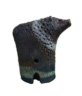 Alan Potter WLDBRLG Large Wild Boar Raku Ceramic Sculpture