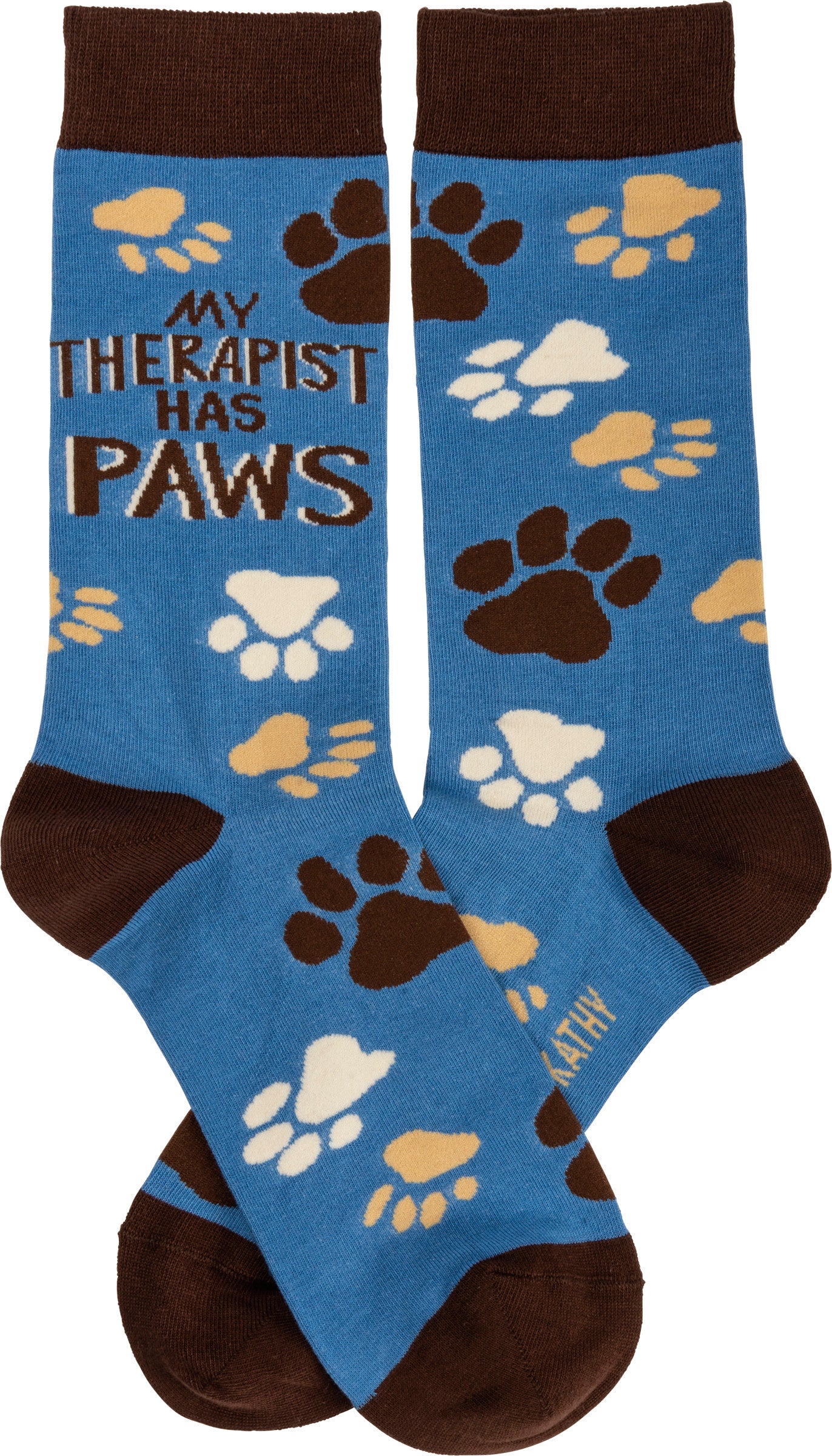 Primitives 103954 "Therapist Has Paws" Socks
