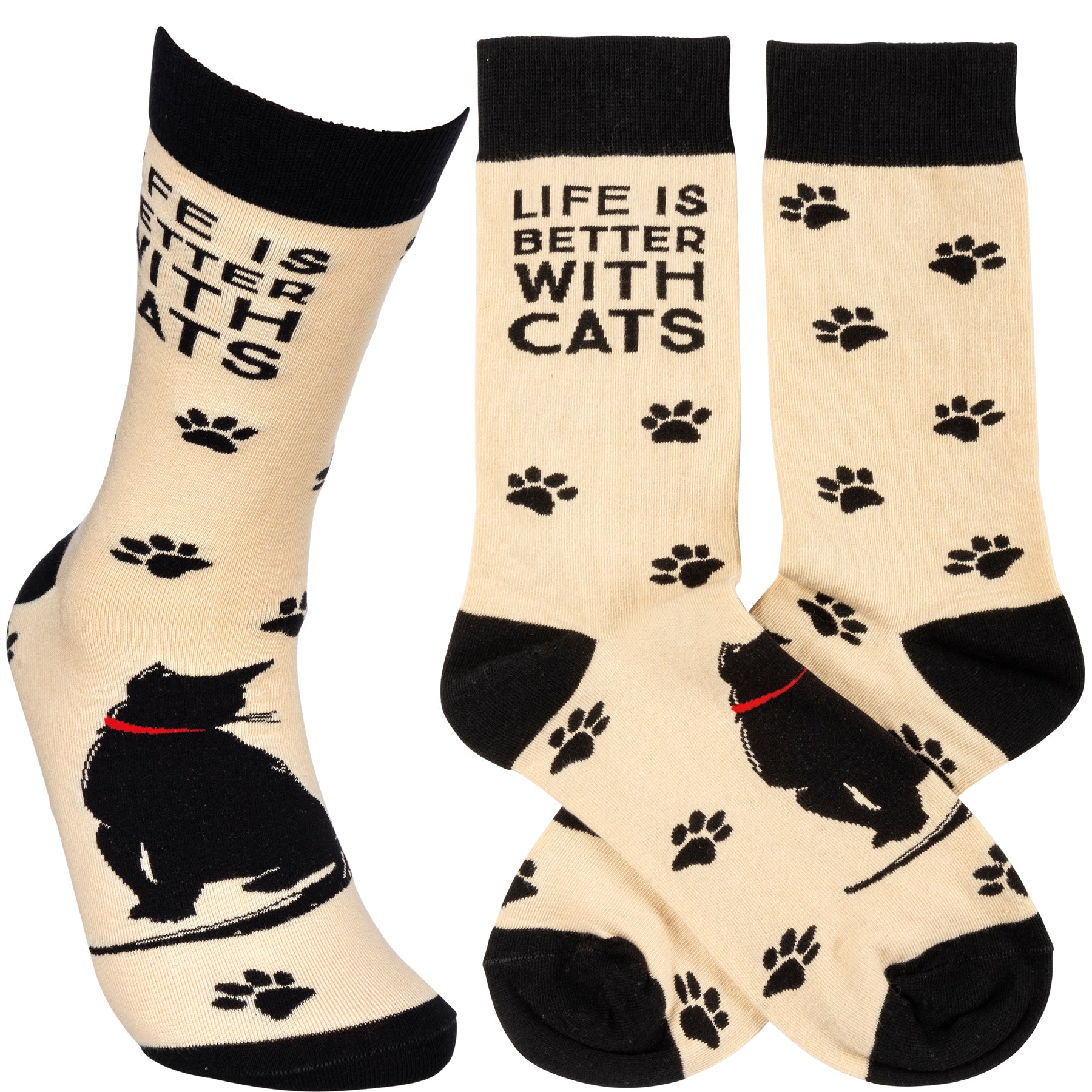 Primitives 107542 Better With Cats Unisex Socks
