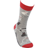 Primitives 115098 Cat Is On My Lap Unisex Socks