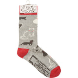 Primitives 115098 Cat Is On My Lap Unisex Socks