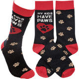 Primitives 116214 My Kids Have Paws Unisex Socks