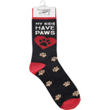 Primitives 116214 My Kids Have Paws Unisex Socks