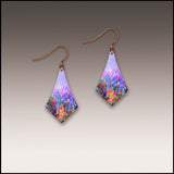 DC Designs 1NCBP Floral UV Giclée Printed Earrings With Copper Ear Wires
