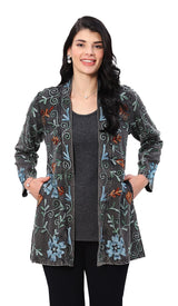 Parsley & Sage 25F566E NANCY Raisa Long Jacket