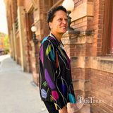 Jess & Jane NB21984 Frolic French Brush Knit Long Sleeve Tunic Top