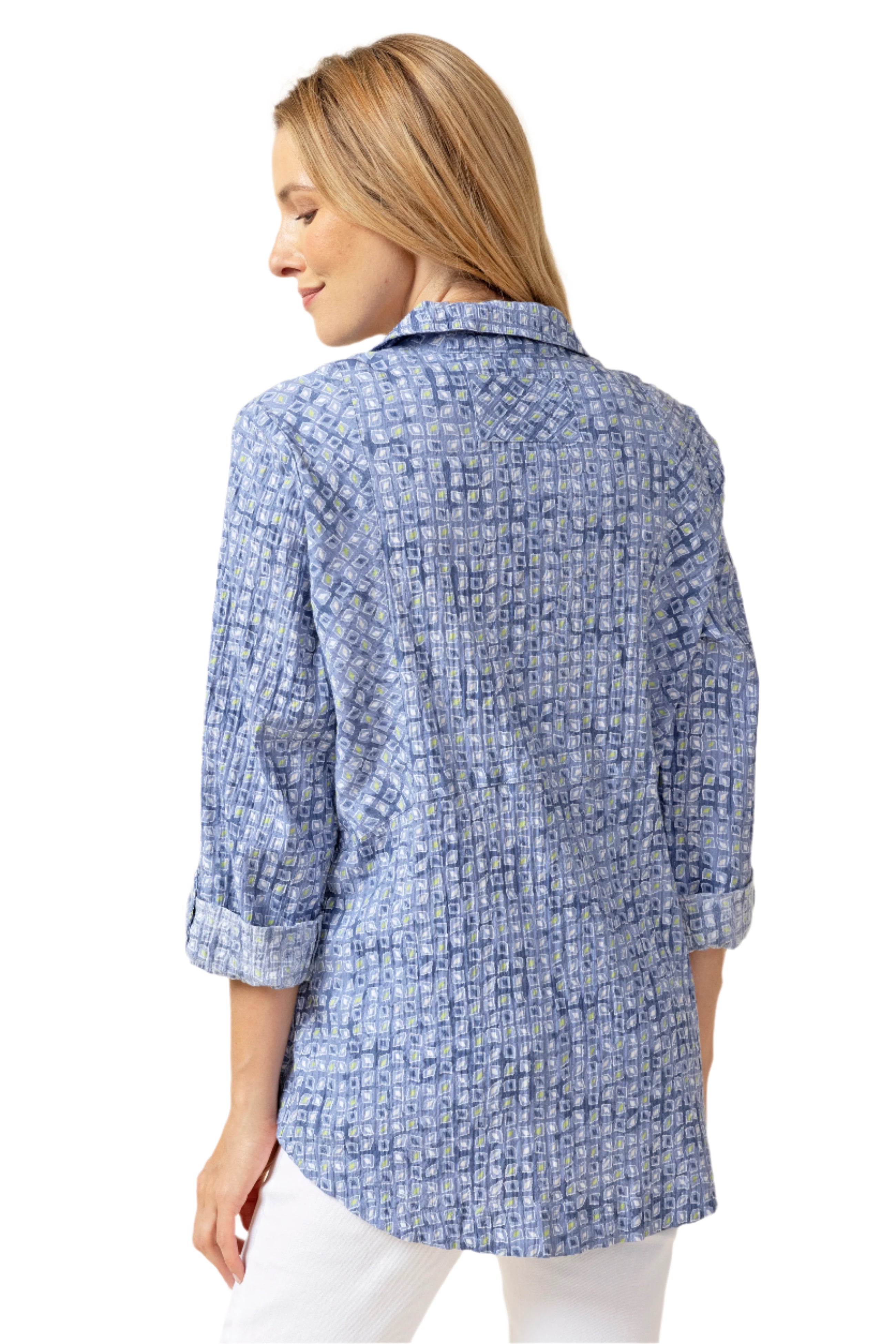 Habitat 40520R Rain Crinkle Cotton Miami Boyfriend Tunic