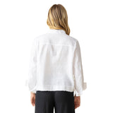 Habitat 41552WT WHITE Summer Breeze Linen Jacket With Pockets