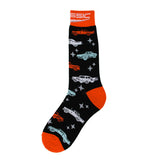 Foot Traffic 6922M Men's Vintage Cars Socks