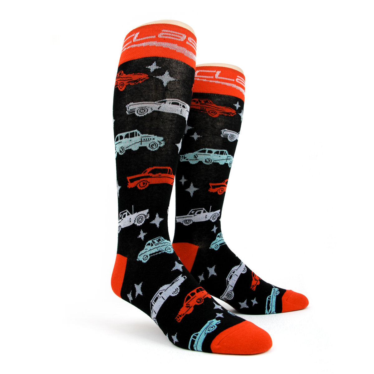 Foot Traffic 6922M Men's Vintage Cars Socks