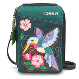 Chala 850HBA7 HUMMINGBIRD A Turquoise Wallet Crossbody Purse