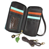 Chala 850HBA7 HUMMINGBIRD A Turquoise Wallet Crossbody Purse