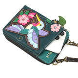 Chala 850HBA7 HUMMINGBIRD A Turquoise Wallet Crossbody Purse