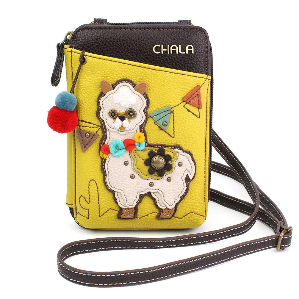 Chala 850LM0 LLAMA Mustard Wallet Crossbody Purse