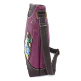 Chala 853FGN9 FORGET ME NOT Purple Sweet Messenger Tote Bag