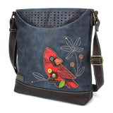 Chala 853CD1 CARDINAL Navy Sweet Messenger Tote Bag