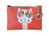 22Tote 8K3TC TECHNICOLOR CAT Orange Cat Coin Purse