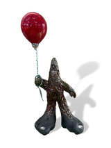Alan Potter APYETIBLN Copper Bigfoot With Red Glass Balloon