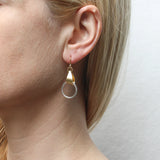 Marjorie Baer E0641DW Small Triangular Loop with Ring Wire Earrings