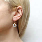 Marjorie Baer E1140DW Small Double Linked Rings Wire Earrings