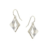 Marjorie Baer E1488FW Back to Back Open Diamonds Wire Earring
