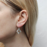 Marjorie Baer E1488FW Back to Back Open Diamonds Wire Earring