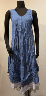 Dolma TIFFNV Navy Tiffany Sleeveless Dress One Size