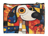 22Tote 50520NP NOSEY PARKER Multicolor Dog Coin Purse