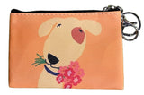 22Tote 8K4ZN ZINNIA Orange Dog Coin Purse