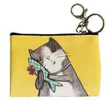 22Tote 8K4FSH FISHY FISHY Yellow Cat Coin Purse