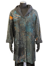 3 Potato HDJKTJA JELLY A Water Resistant Hooded Reversible Jacket