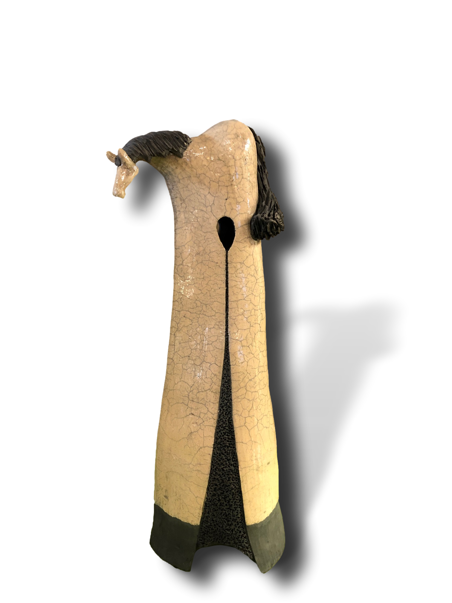 Alan Potter HRSWT18 Tall Cream & White Horse