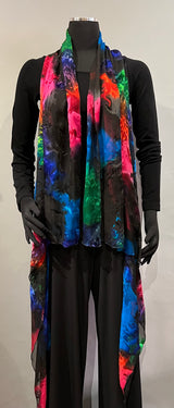 Kriska KBOGB FESTIVE One Size 4-Way Silk & Rayon Vest