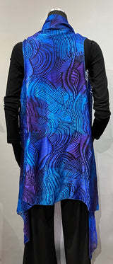 Kriska KBP MIDNIGHT One Size 4-Way Silk & Rayon Vest
