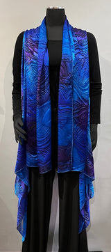 Kriska KBP MIDNIGHT One Size 4-Way Silk & Rayon Vest