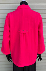 Habitat 30649R Rose Express Travel Pleated Back Button Front Jacket