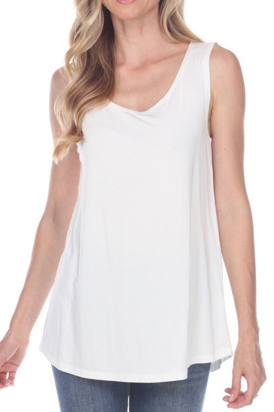 Carine C1813271XSW White Ivy Tank Top