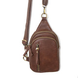 Joy Susan L8166-64 COGNAC Skyler Sling Bag