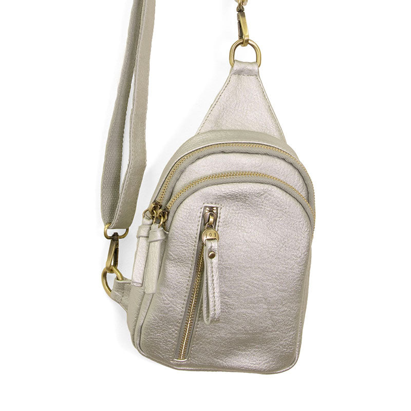 Joy Susan L8166-36 SILVER Skyler Sling Bag