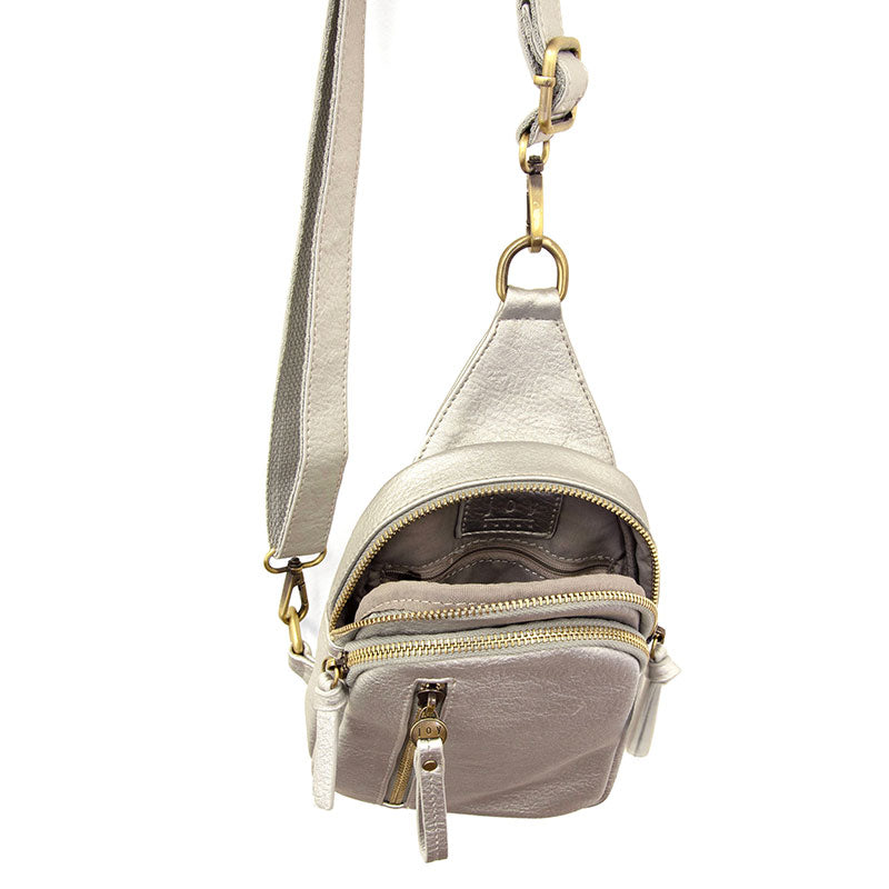 Joy Susan L8166-36 SILVER Skyler Sling Bag