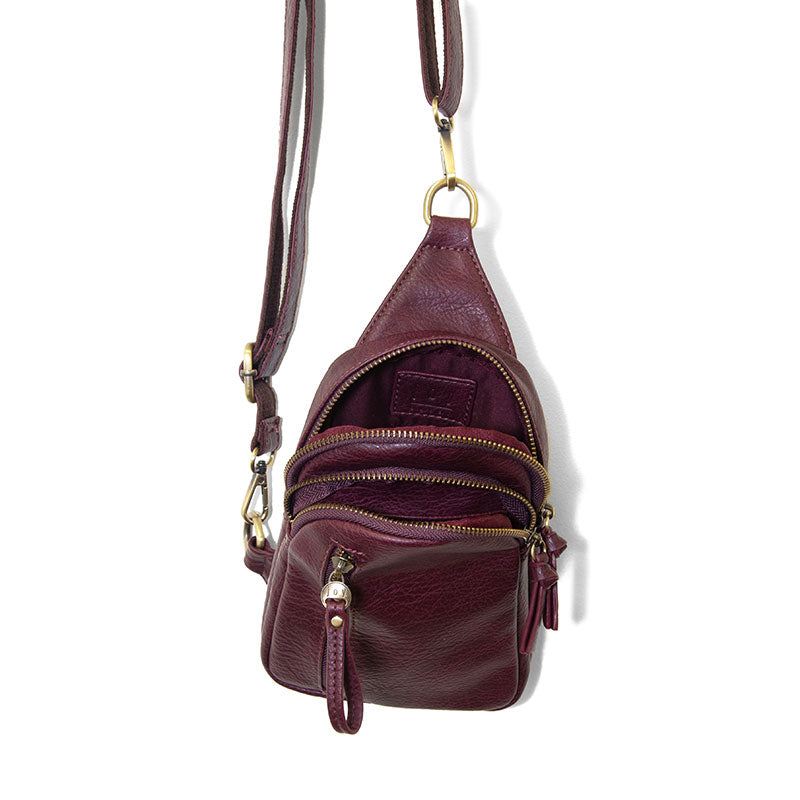 Joy Susan L8166-53 Wine Skyler Sling Bag