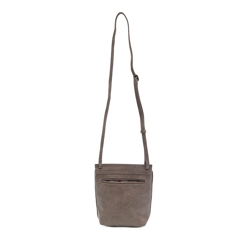 Joy Susan L8259-17 SHIITAKE Jensy Front Flap Crossbody Handbag