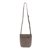 Joy Susan L8259-17 SHIITAKE Jensy Front Flap Crossbody Handbag