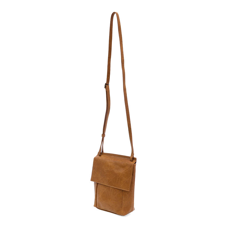 Joy Susan L8259-27 CHESTNUT Jensy Front Flap Crossbody Handbag