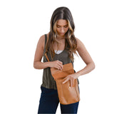 Joy Susan L8259-27 CHESTNUT Jensy Front Flap Crossbody Handbag