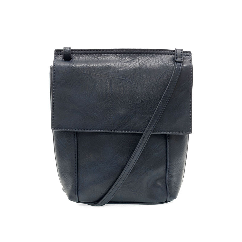 Joy Susan L8259-57 VIVID NAVY Jensy Front Flap Crossbody Handbag