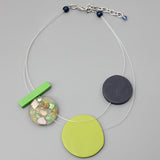 Sylca LS22N33LM Lime Kira Statement Necklace