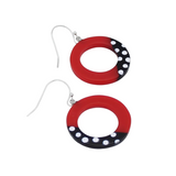 Sylca LS25E10RD Red Inez Earrings