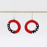 Sylca LS25E10RD Red Inez Earrings